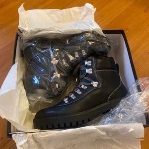 Jcrew leather hiker boots